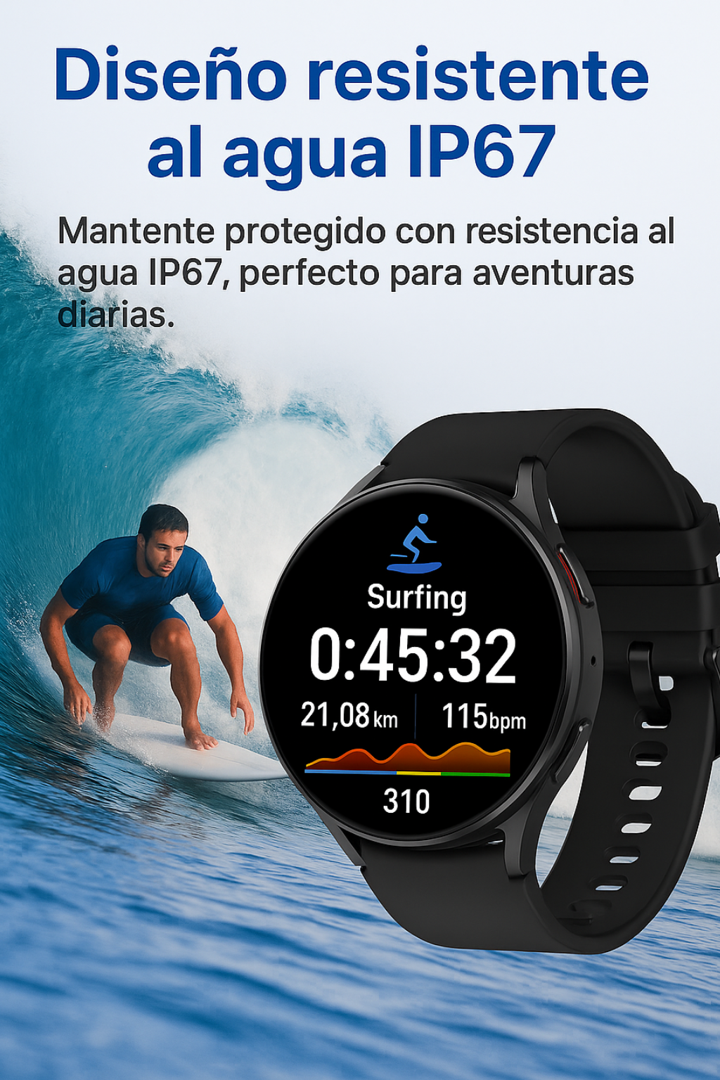 2025 Smart Watch Men/Women Waterproof _ Bluetooth for iPhone Samsung