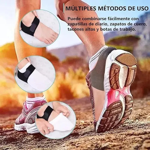 🛡️ Certificado por Clientes | ✅ Talonera de Silicona Ajustable – Plantilla Ortopédica Premium